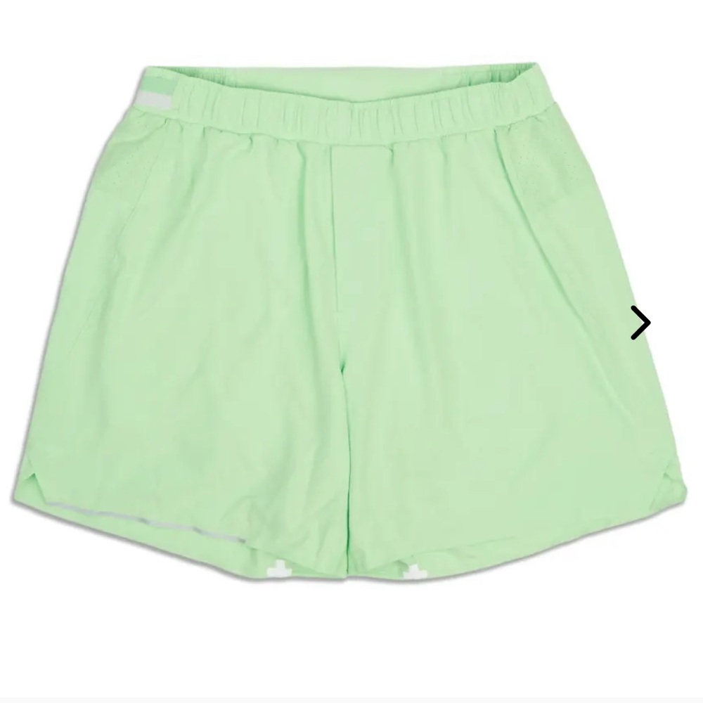 Lululemon Surge Lined Short 6" Men’s Large Lime Green